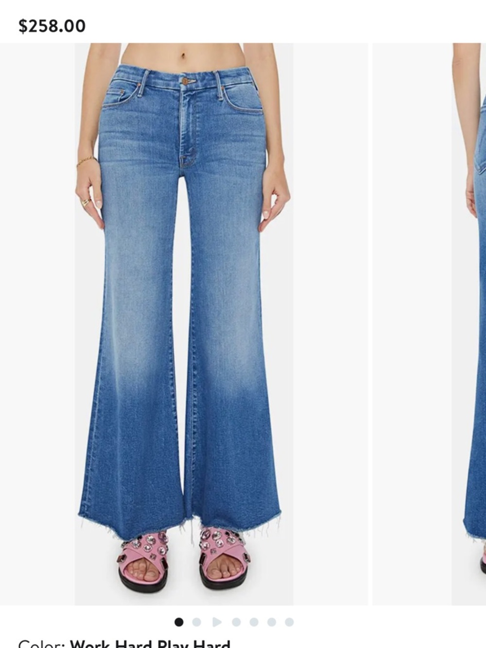 Mother The Roller Fray - Work Hard Play Hard size 27